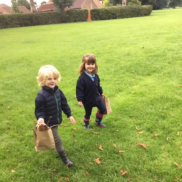 Playing at Cinder Ash Pre School