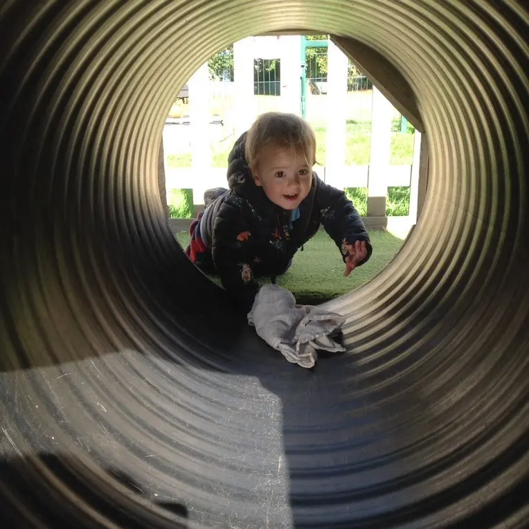 Playing at Cinder Ash Pre School