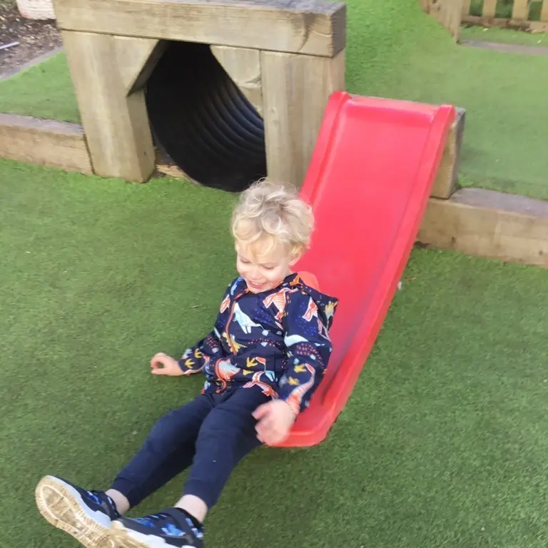 Playing at Cinder Ash Pre School